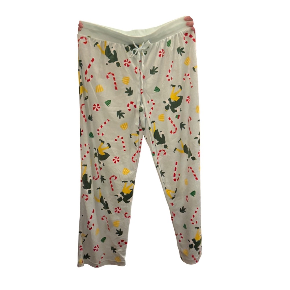 Elf Blue‎ Christmas Pajama Pants Loungewear Men XL New